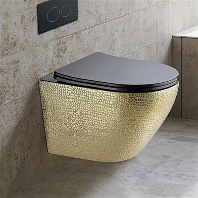 Золотой унитаз-биде